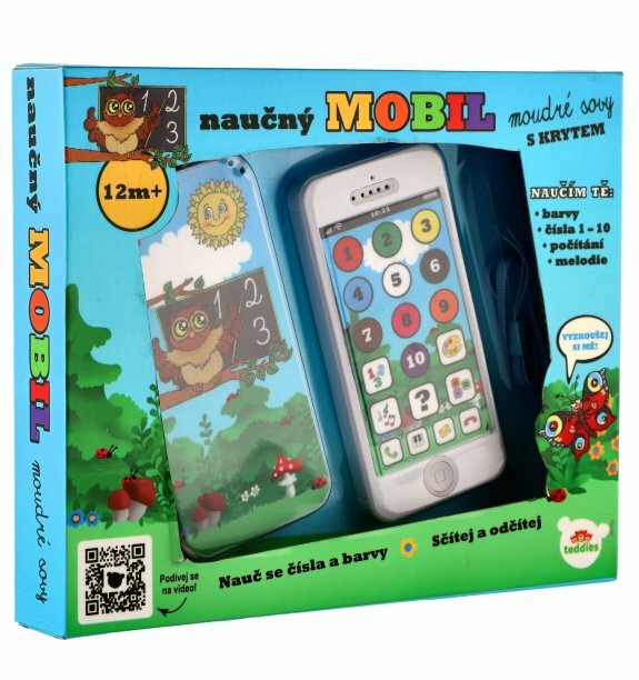 Moudrá sova - Naučný mobilní telefon na baterie