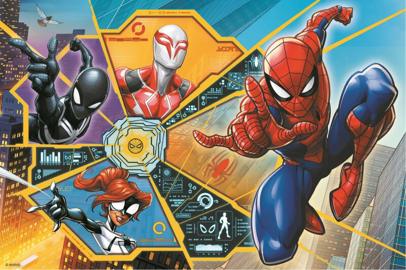 Trefl Puzzle Spiderman - Na síti 60 dílků