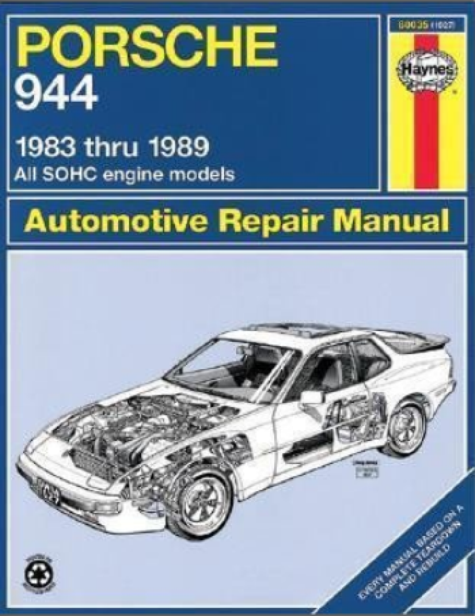 Kniha Porsche 944 4-cylinder (1983-1989) HaynesRepair Manual(USA)