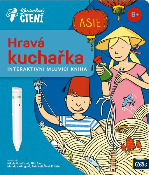 Kniha Hravá kuchařka: Asie - Kouzelné čtení Albi