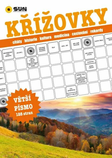 Kniha KŘÍŽOVKY - větší písmo