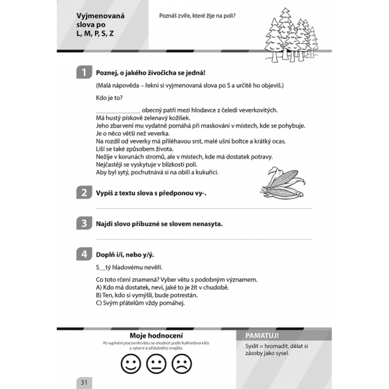 KuliFerda - Vyjmenovaná slova - Naděžda Kalábová, Svatopluk Mareš, Petra Cemerková Golová, Renata Nogolová (obrázek 5)