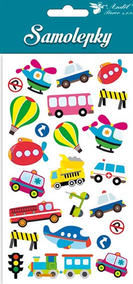 Samolepky 15085 doprava 9x16cm - Obrázek 3