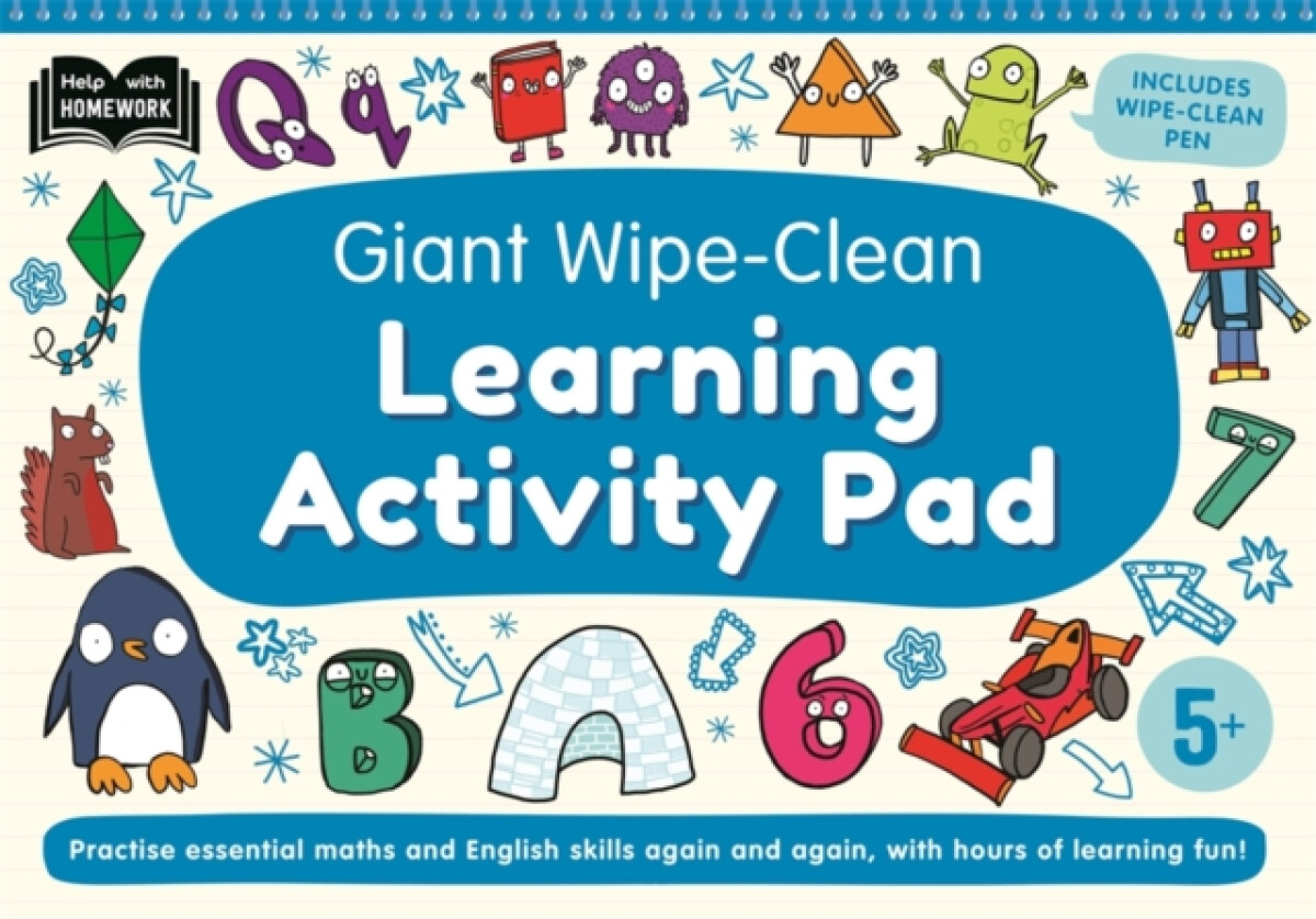 Kniha 5+ Giant Wipe-Clean Learning Activity Pad