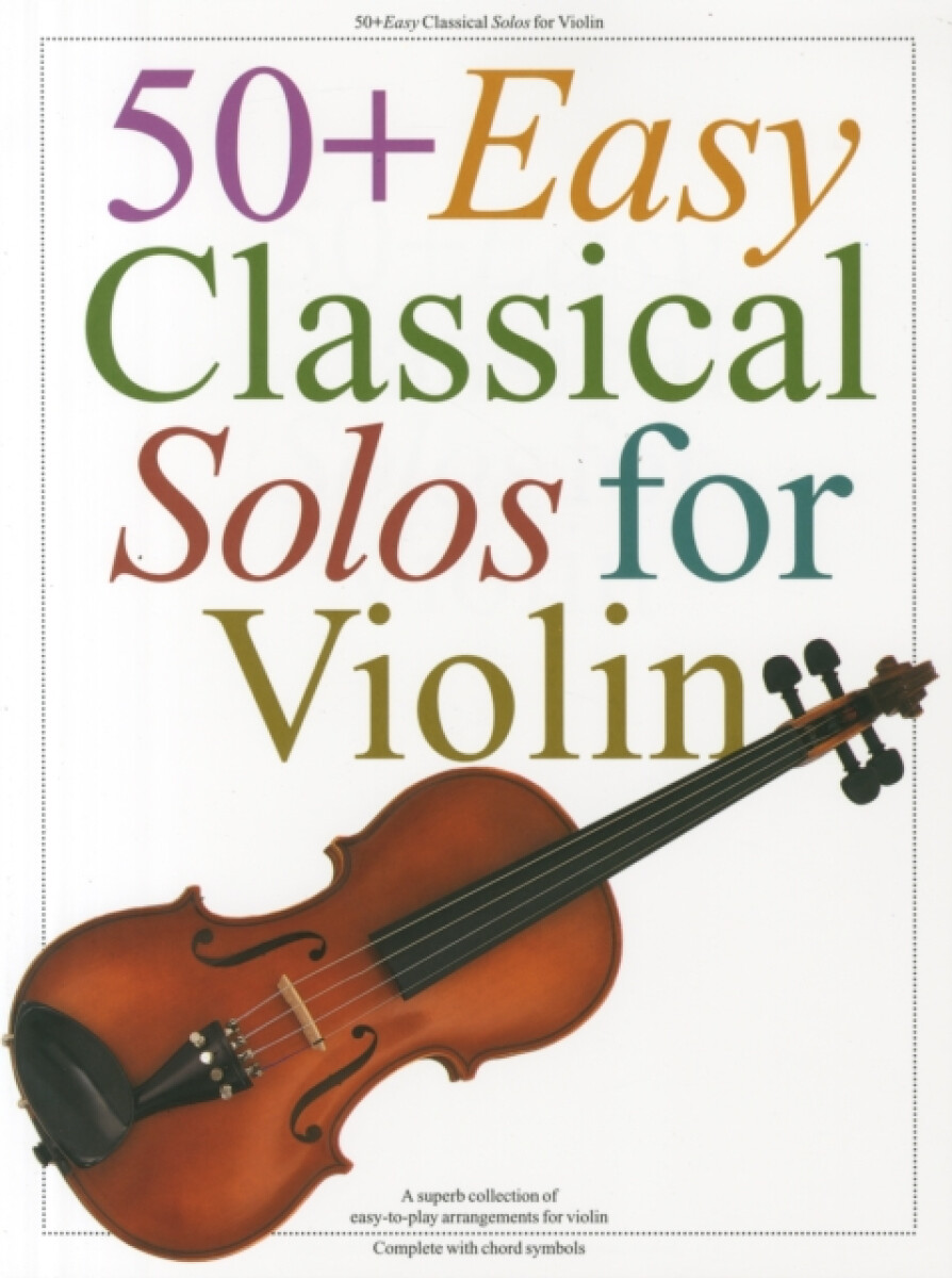 Kniha 50+ Easy Classical Solos For Violin