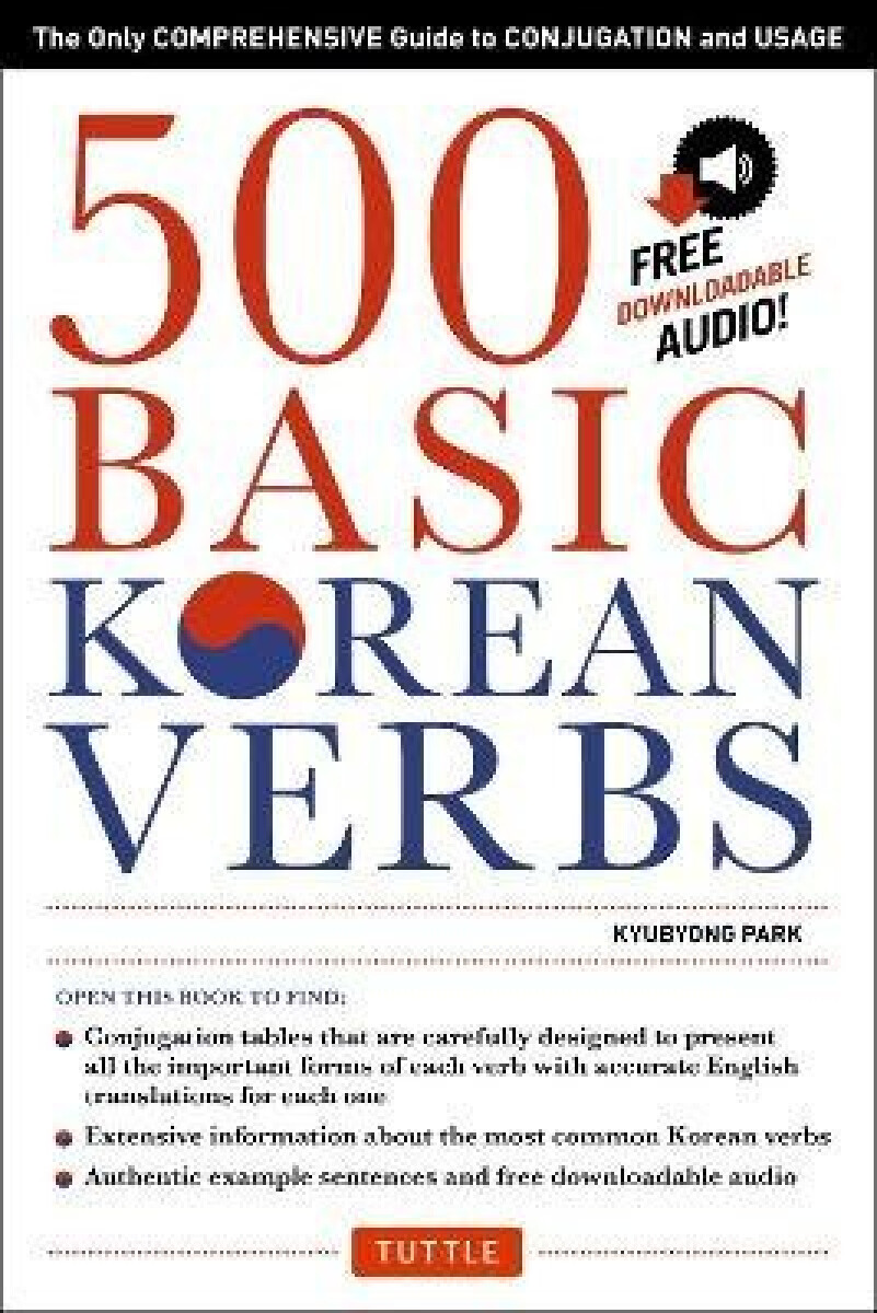 Kniha 500 Basic Korean Verbs