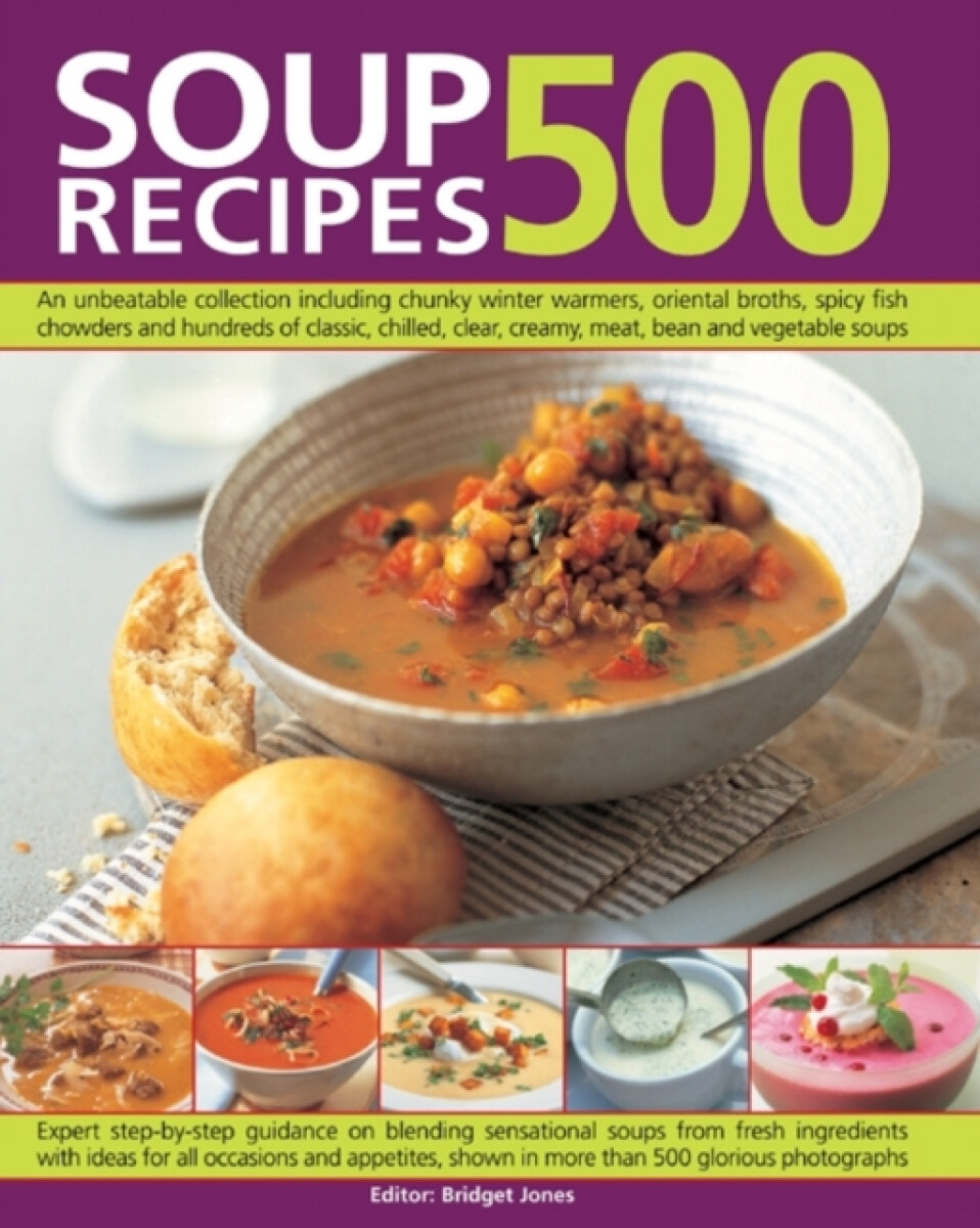 Kniha 500 Soup Recipes