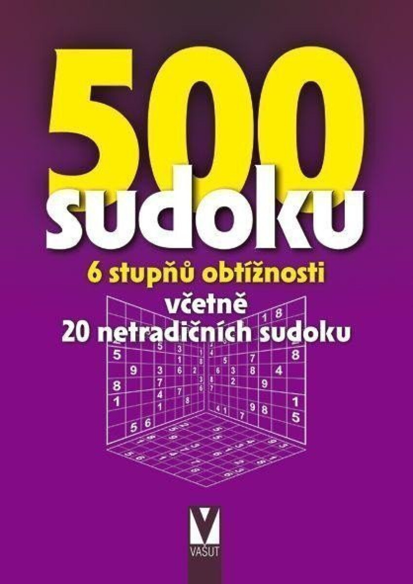 Kniha 500 sudoku