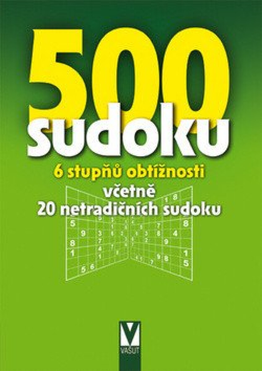 Kniha 500 sudoku