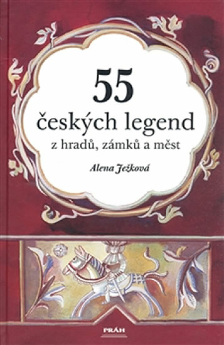 Kniha 55 českých legend z hradů, zámků a měst (poškozená)
