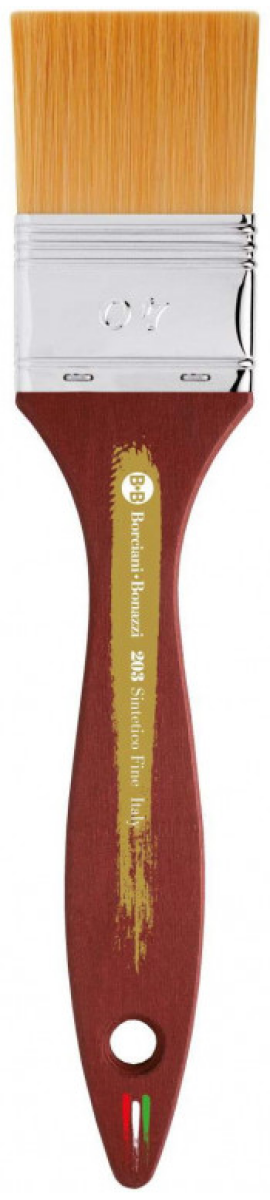 Široký syntetický štětec serie 203 – velikost 40