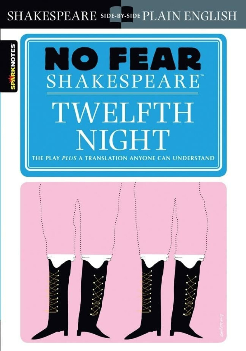 Kniha Twelfth Night (No Fear Shakespeare)