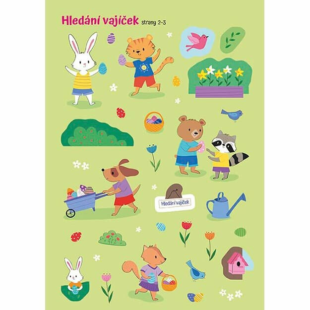 Moje první samolepkování - Velikonoce