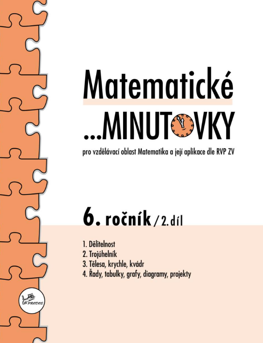 Matematické minutovky - 6. ročník koupíte na Knihydobrovsky.cz