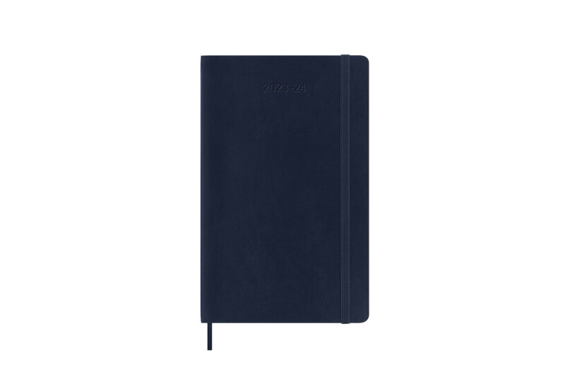 Moleskine Zápisník plánovací 18 měsíční 202324 měkký modrý L Knihy Dobrovský