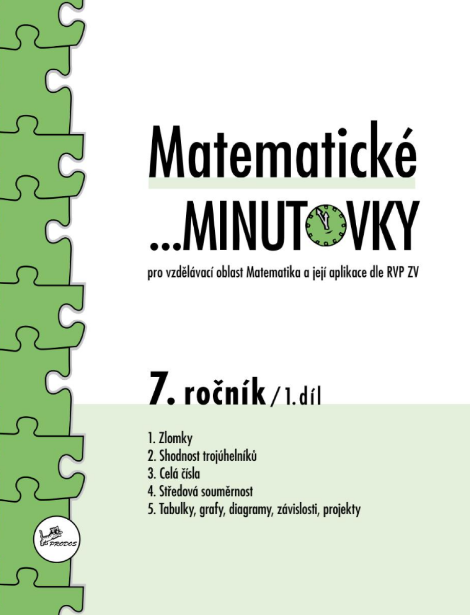 Kniha Matematické minutovky pro 7. ročník / 1. díl