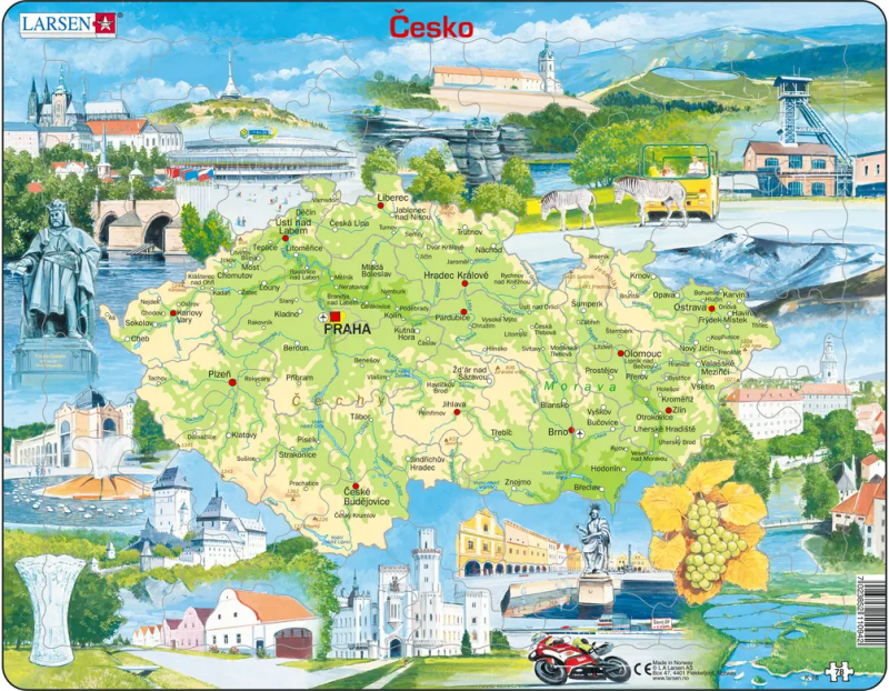 ČESKÁ REPUBLIKA PAMÁTKY 78 d. EDU deskové p