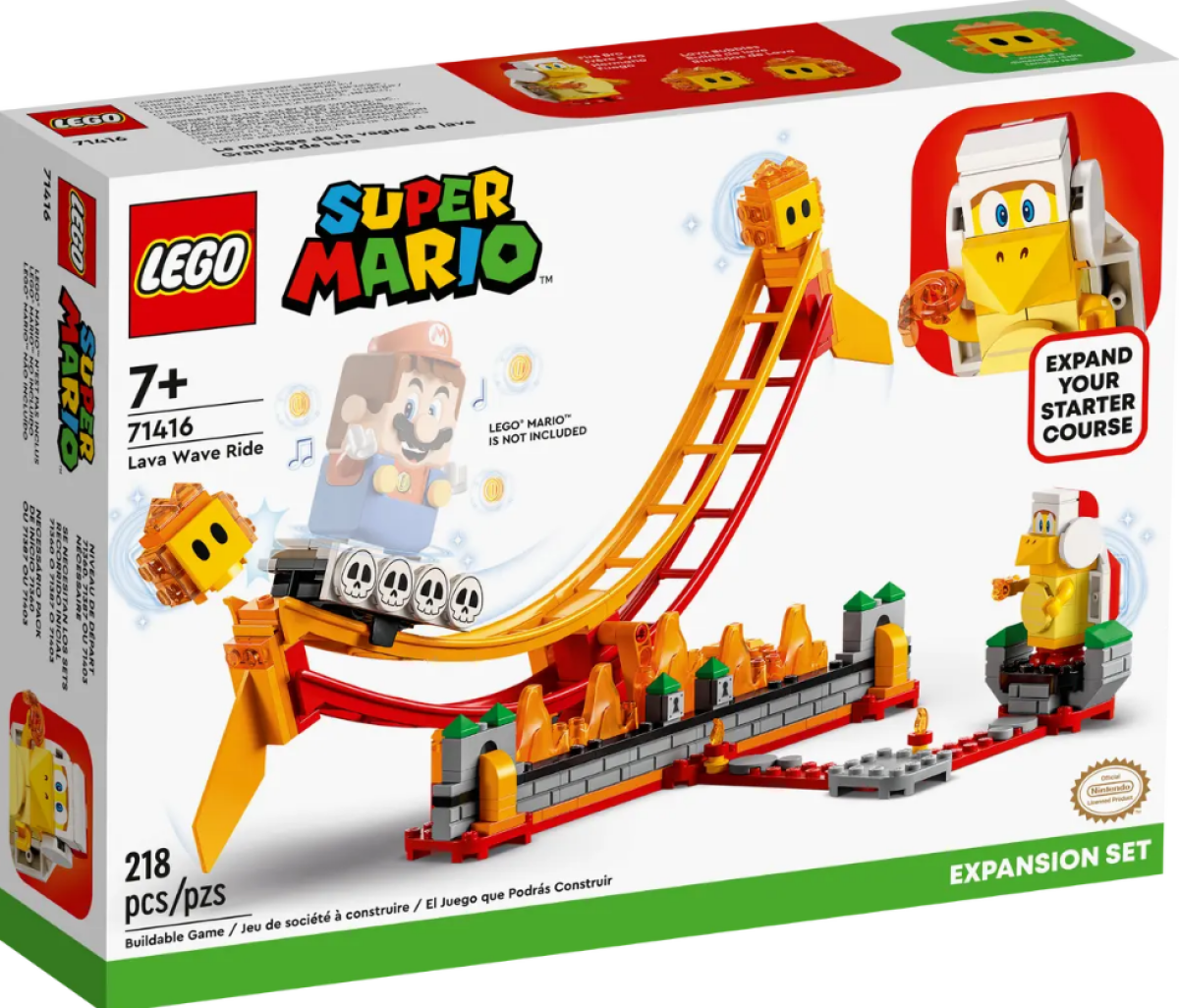 Lávová vlna – rozšiřující set - LEGO Super Mario (71416)