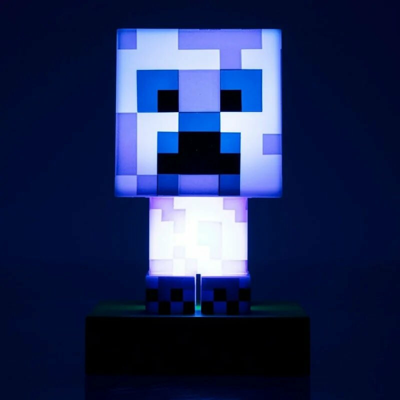 Icon Light Minecraft Creeper modrý - Obrázek 3