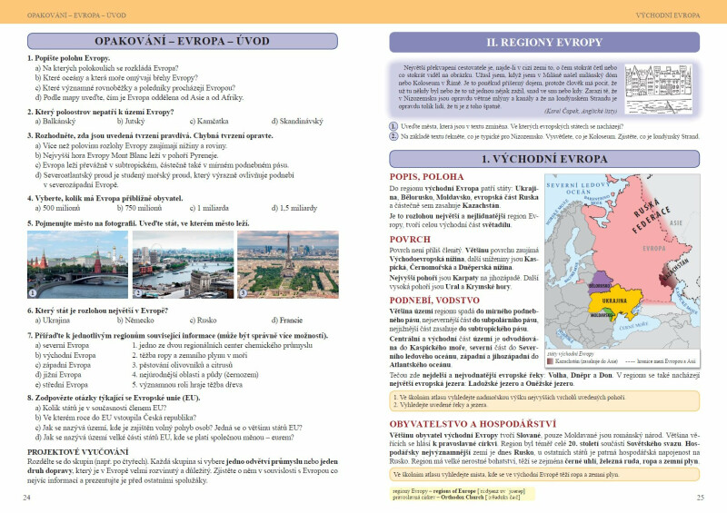 Zeměpis 8, 1. díl - Evropa, Čtení s porozuměním - Jakub Cimala, Marek Pernica (obrázek 5)