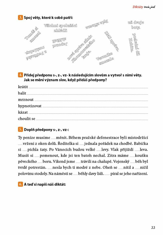 Diktáty trochu jinak pro 6. a 7. třídu ZŠ - Martina Chloupková, Růžena Hníková (obrázek 5)