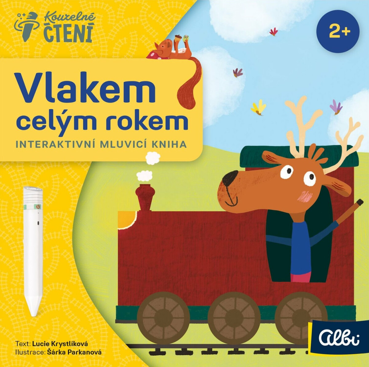 Kniha Kouzelné čtení Minikniha - Vlakem celým rokem