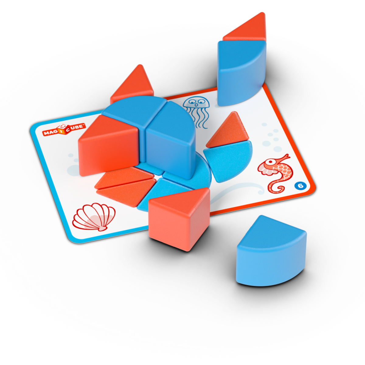 Geomag Magicube Blocks & Cards 16 dílků (obrázek 4)