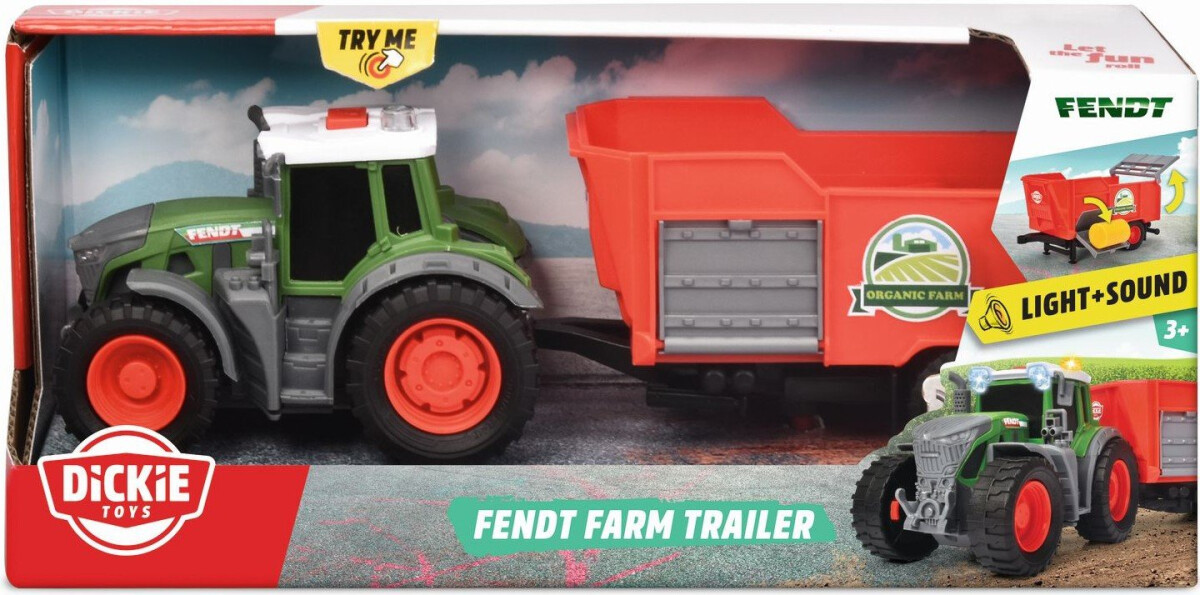 Traktor Fendt s přívěsem
