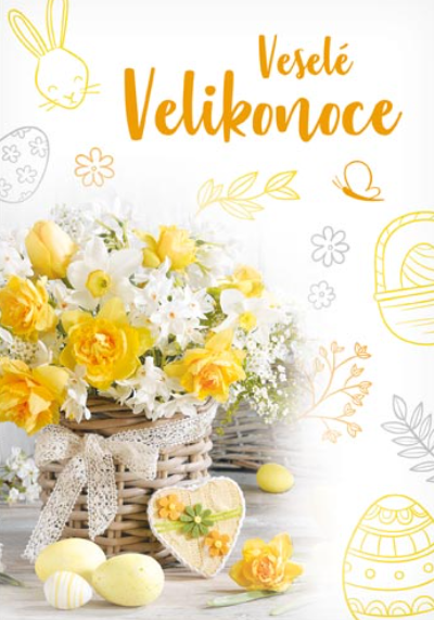 Pohlednice velikonoce 125 B UV (obrázek 5)