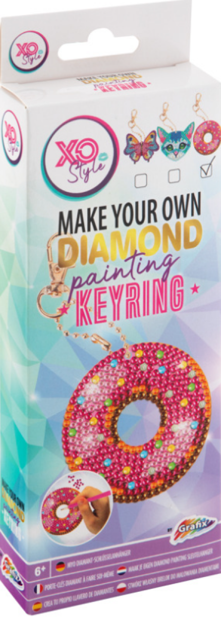 Diamantový SET klíčenka Donut