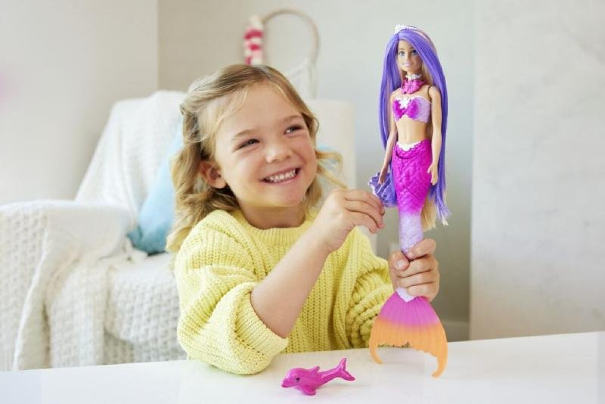 Barbie "Barbie a dotek kouzla" mořská panna Malibu (obrázek 7)