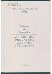Kniha Algorismus prosaycus/ Základy aritmetiky (poškozená)