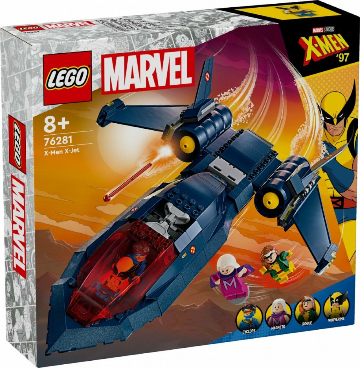 Tryskáč X-Men X-Jet - LEGO® Marvel (76281)