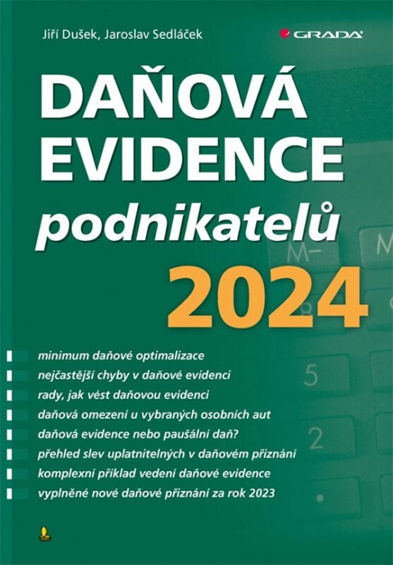 Kniha Daňová evidence podnikatelů 2024
