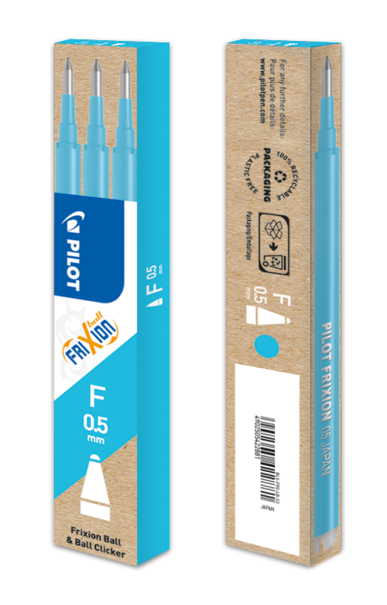 Náplň Pilot FriXion 05 světle modrá 3 ks - Obrázek 3