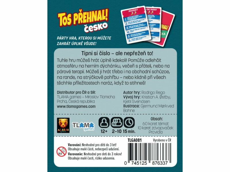 Tos přehnal! Česko - karetní hra - Rego Rodrigo - Obrázek 6