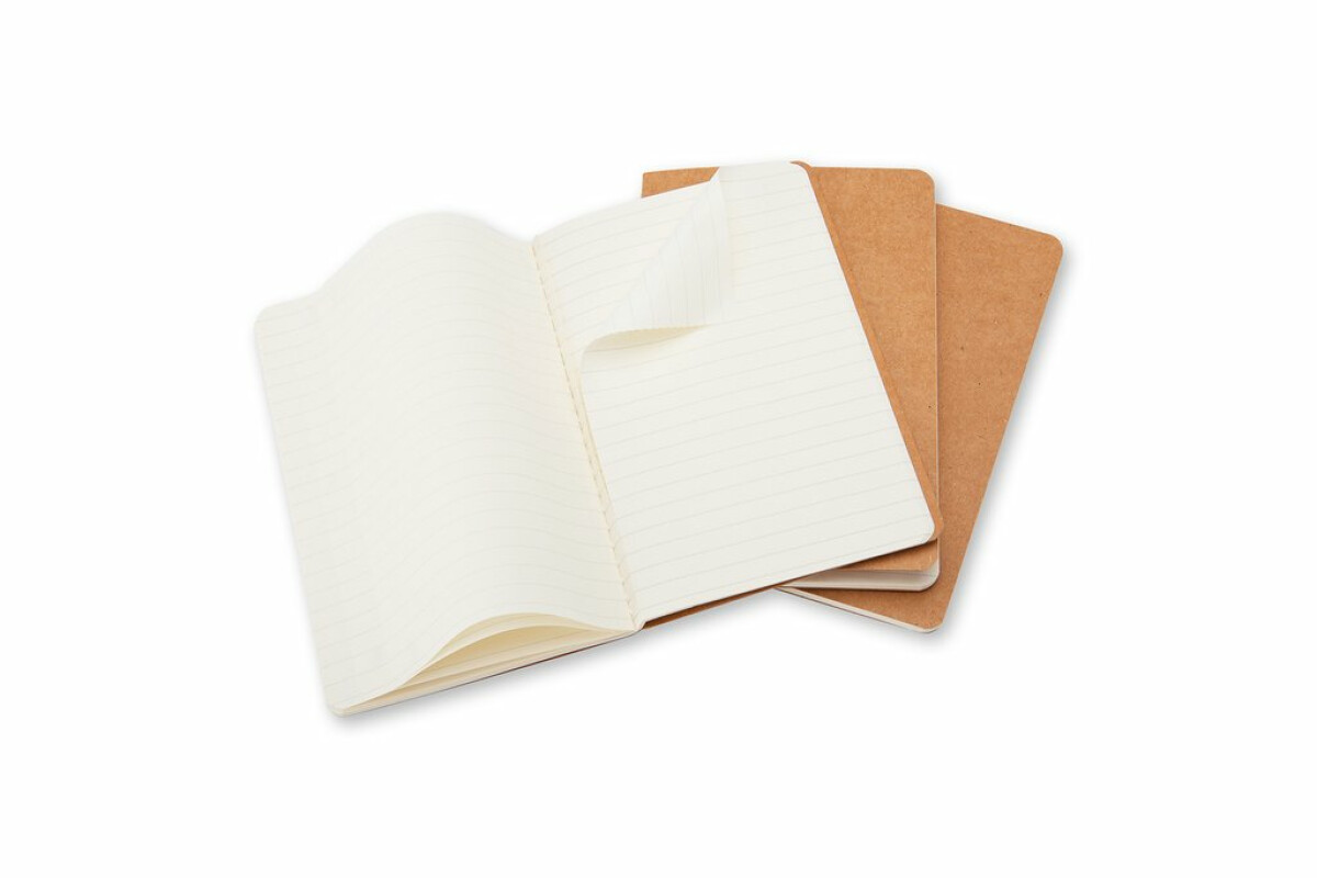 Sešity Moleskine Cahier, S, linkované, 3 ks - karton (obrázek 5)