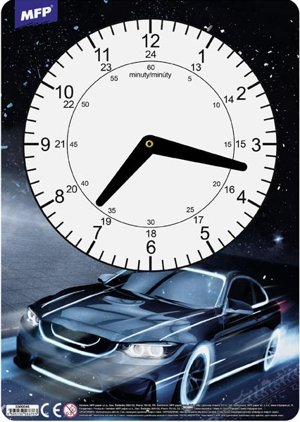 Dětské hodiny s obrázkem mix vzorů (obrázek 3)