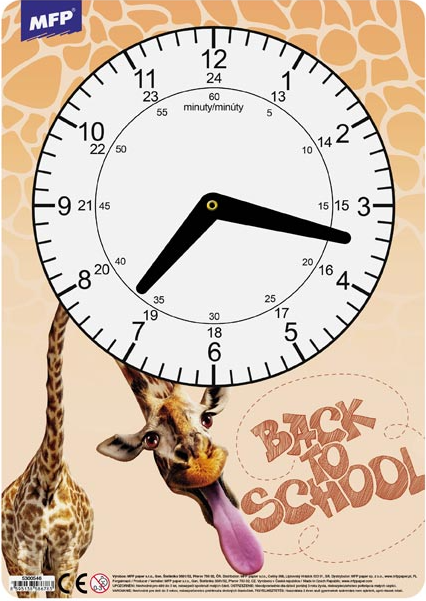 Dětské hodiny s obrázkem mix vzorů (obrázek 4)