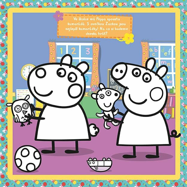 Prasátko Peppa - Omalovánky bez přetahování (obrázek 3)