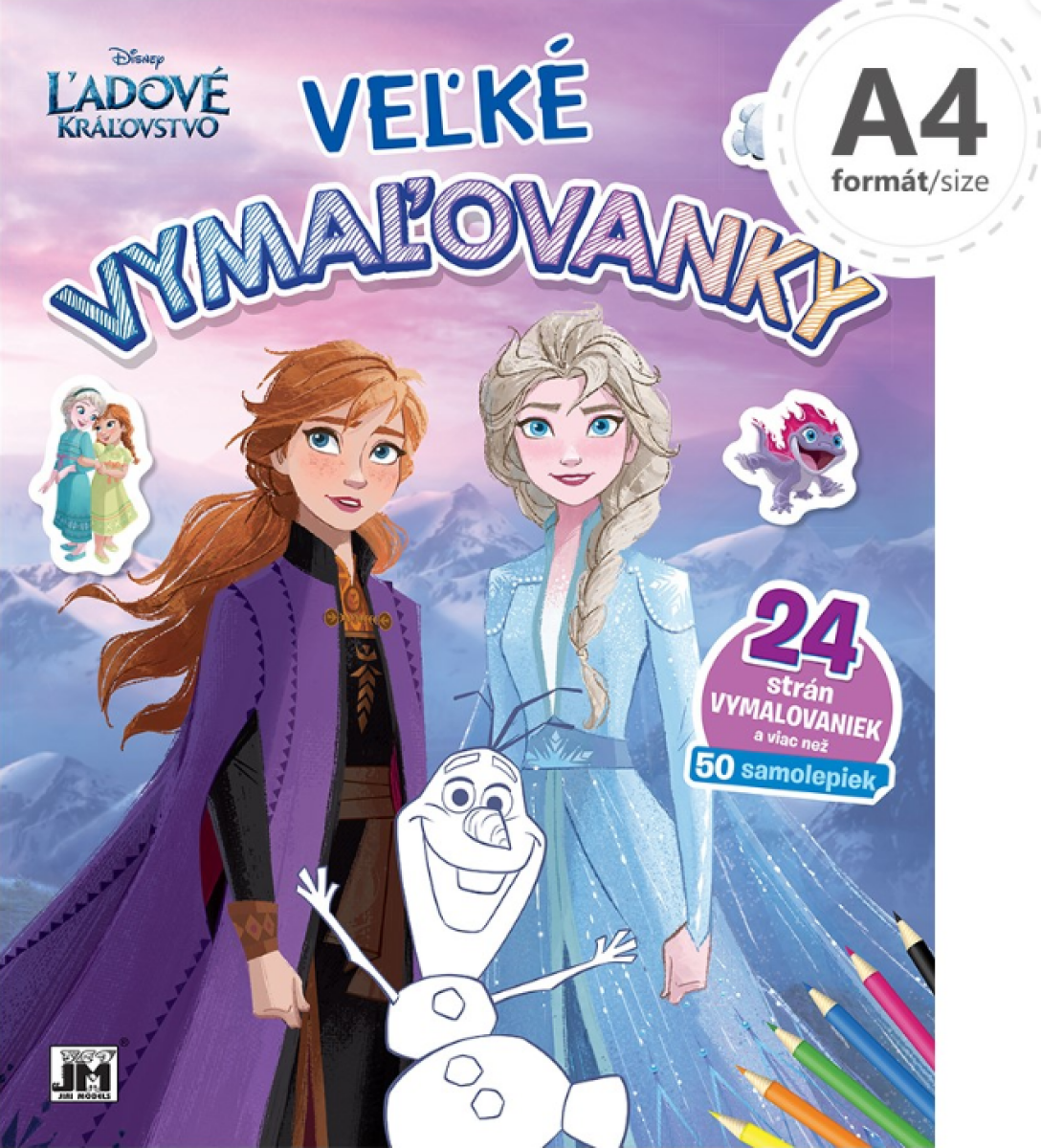 Veľké vymaľovanky Ľadové kráľovstvo