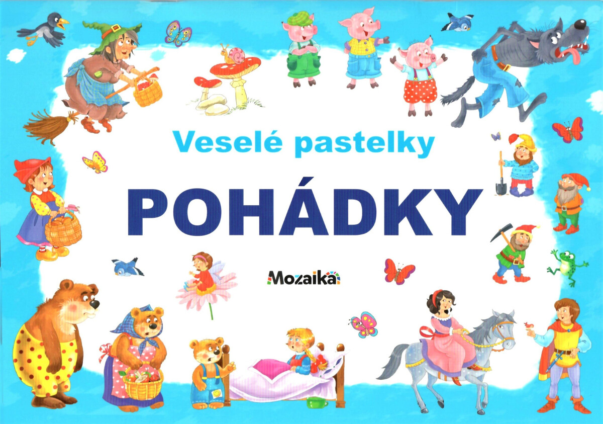 Kniha Mozaika - Veselé pastelky