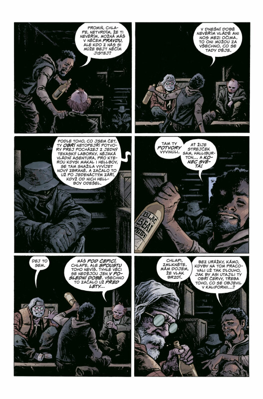 Abe Sapien 3: Temní a děsiví a Nová lidská rasa - Mike Mignola, John Arcudi, Max Fiumara, Sebastián Fiumara (obrázek 5)