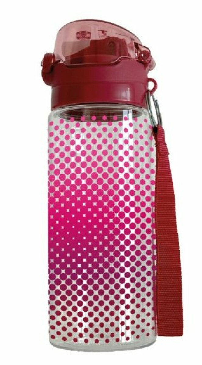 Plastová láhev na pití - růžová (500 ml)