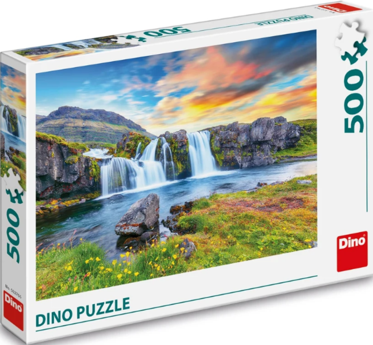 Puzzle Islandský vodopád 500 dílků