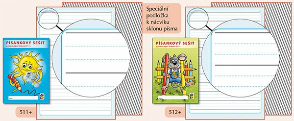 Písankový sešit s pomocnými linkami 512+ (S-12) - Obrázek 5