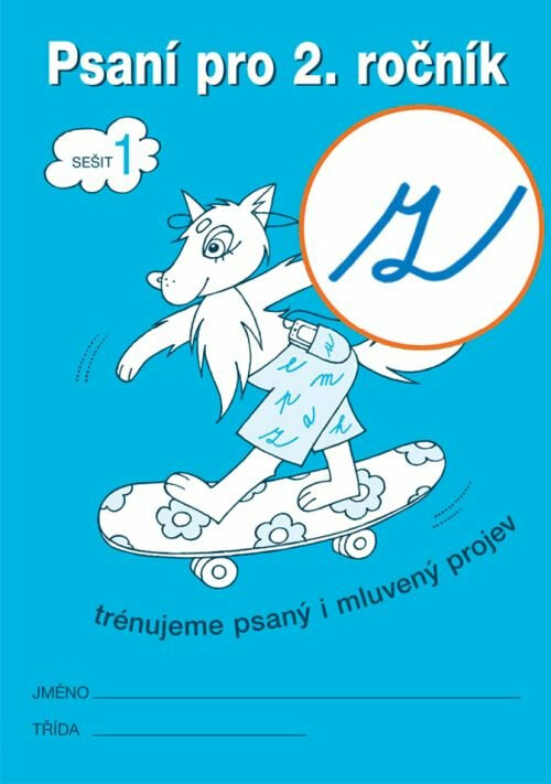 Kniha Psaní a mluvnická cvičení 1 pro 2. ročník