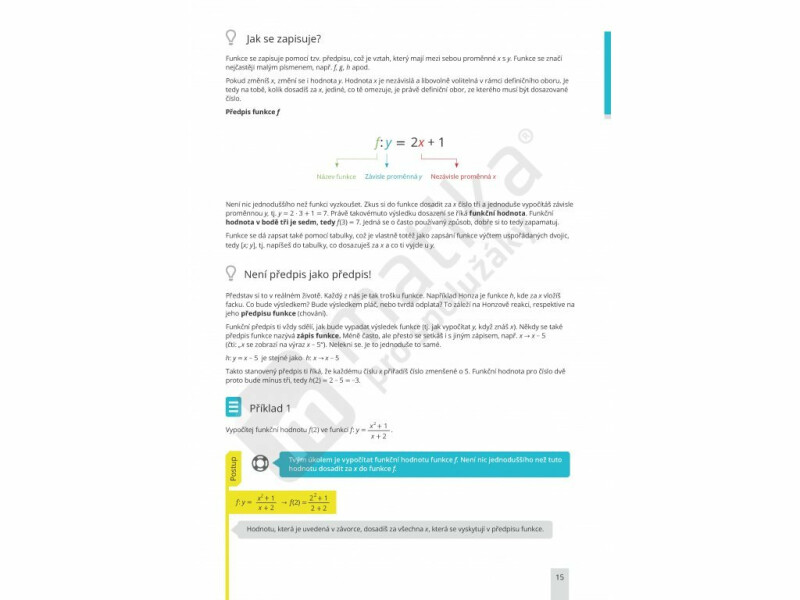Funkce (učebnice) - Marek Liška, Tomáš Valenta, Lukáš Král (obrázek 3)