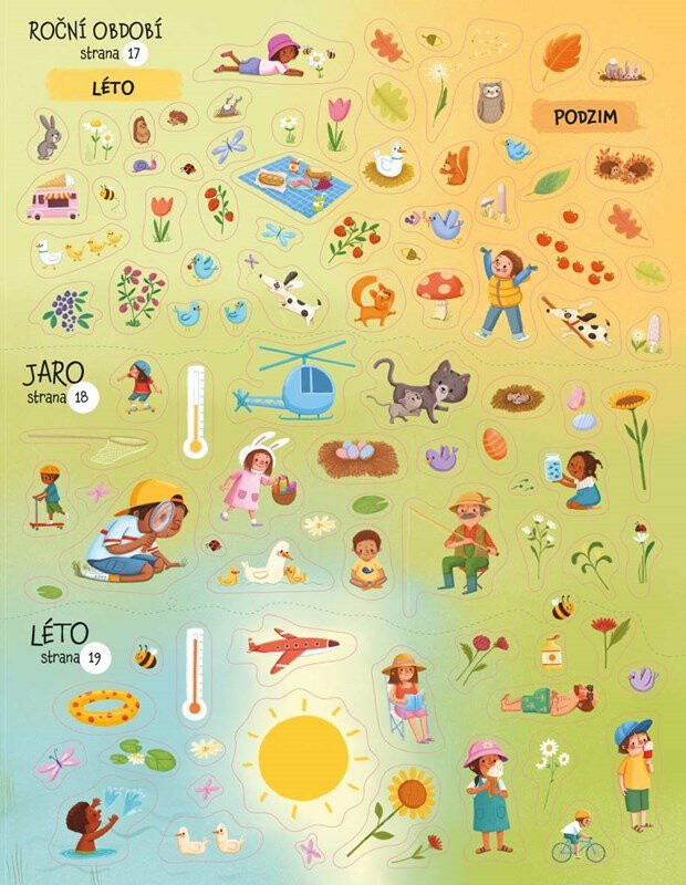 Knížka se samolepkami – Vše o čase – Joli Hannahová