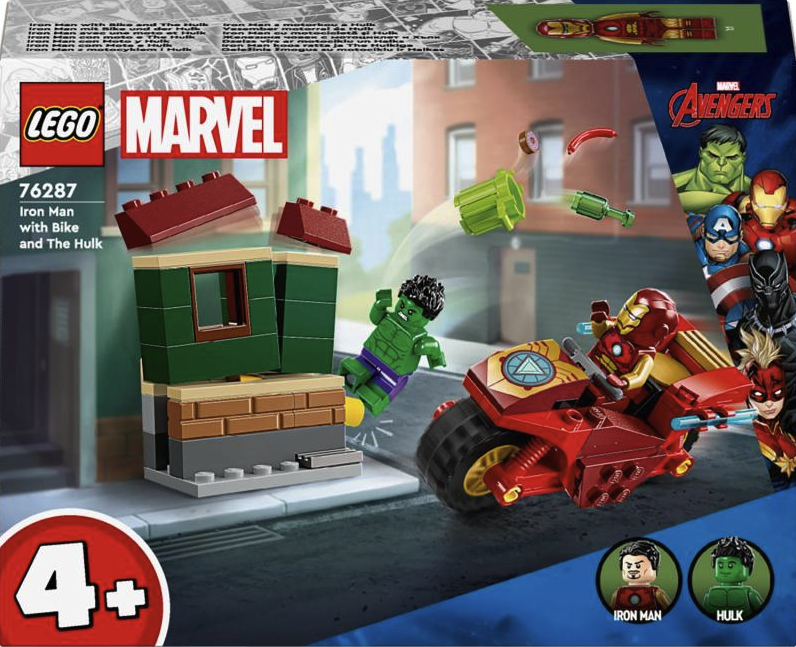 Kniha Iron Man s motorkou a Hulk